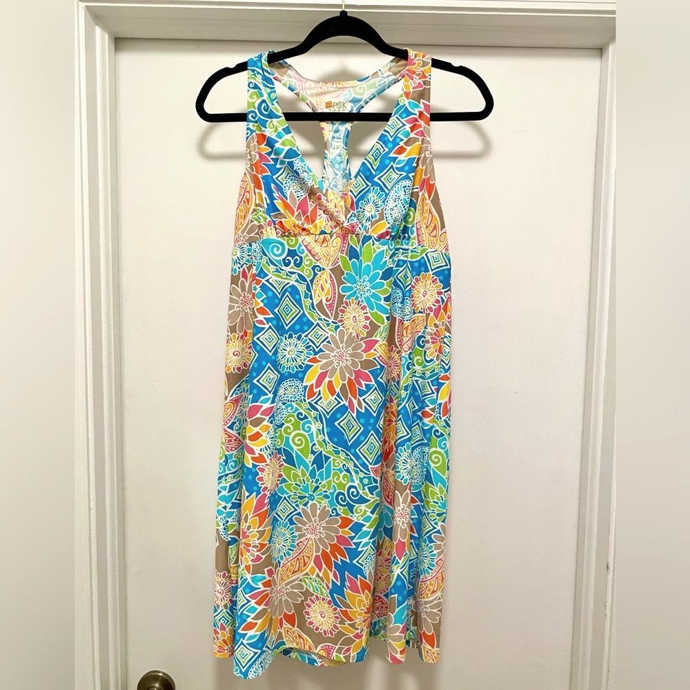 SpunkWear Chesapeake Dress in South Beach Size XL Preppy razor back Tropical